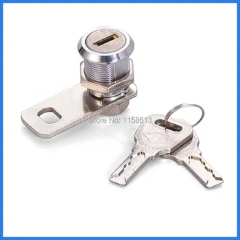 

10 pieces 20mm zinc alloy hex nut fixed keyed alike cam lock vending machine lock