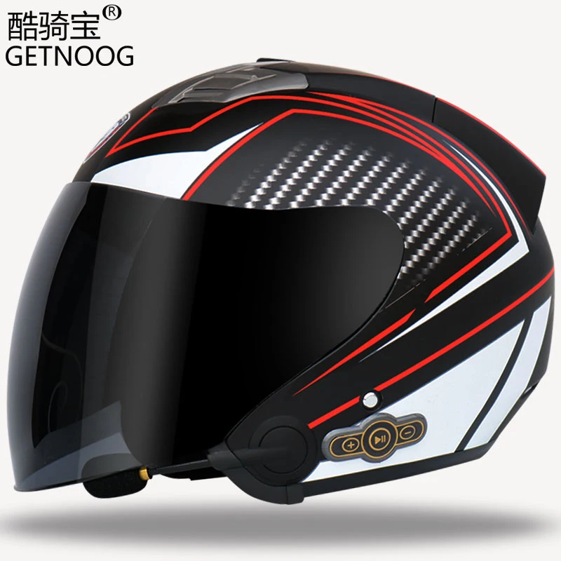 

Cool Full Face Helmet Bluetooth Motorcycle Helmet Smart Helmet 3000mAh Removalable Lining