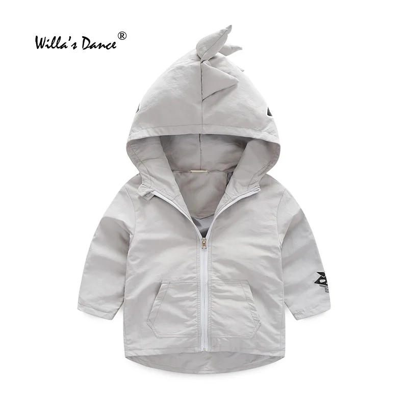 Willa's Dance Baby Boys Jackets 2017 Dinosaur Clothes Kids Coats Brand