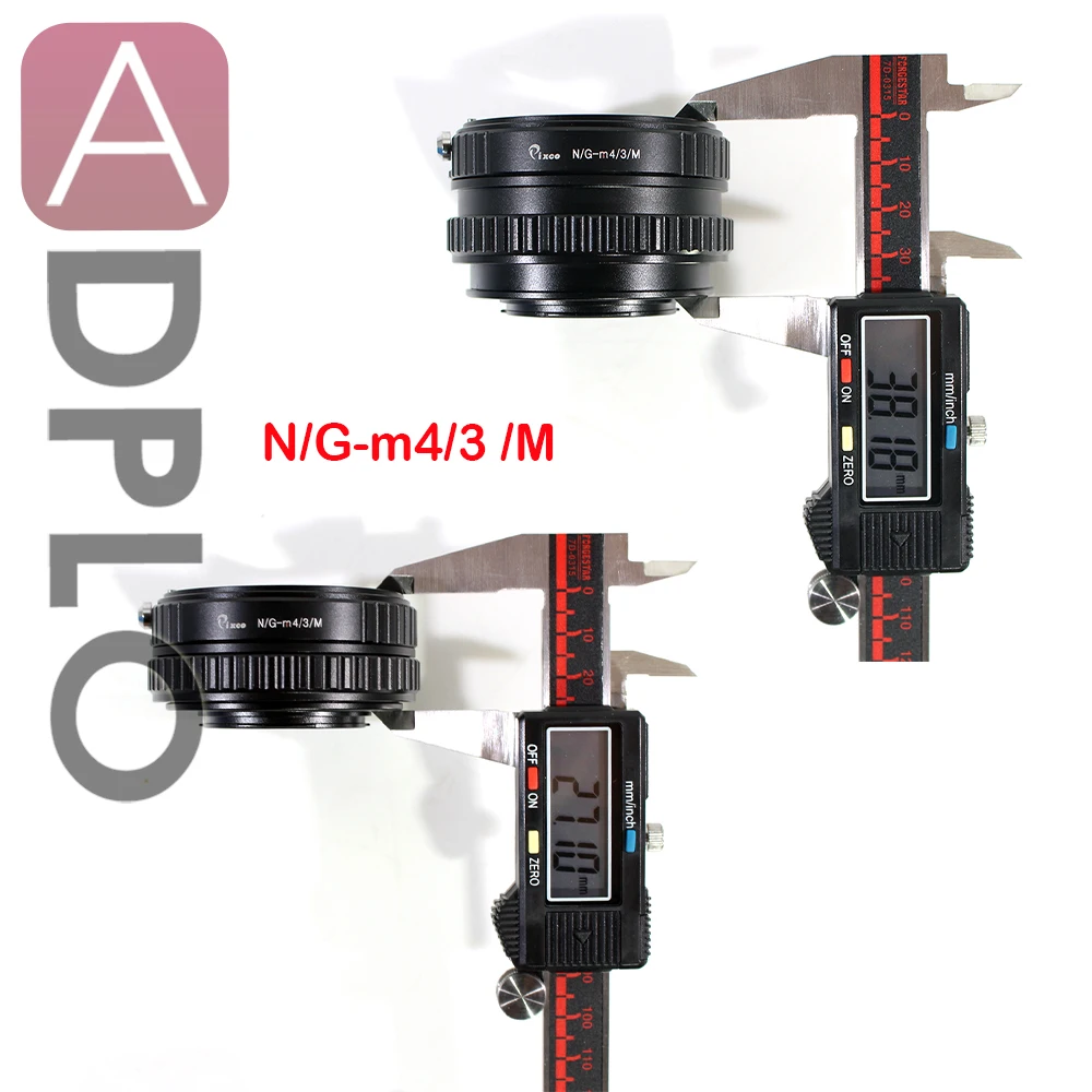 

Pixco FMTI Adjustable Focusing Macro To Infinity Adapter Helicoid Tube Suit For Nikon G AF-S AI F Lens To M43 E-P5 E-P3 Camera