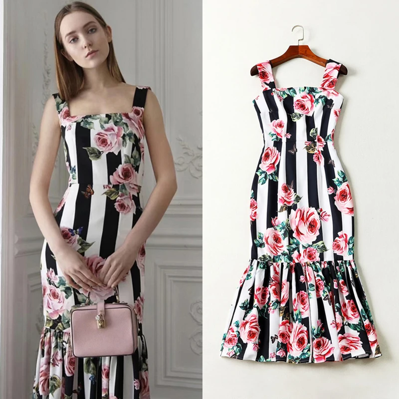 2019 Polyester Jurk Speciale Aanbieding Top Fashion Katoen Vadim Jurk Zomer En Sling Fishtail Maxi Taille Pocket Hip Print Vrouw 2019 Polyester Jurk Speciale Aanbieding Top Fashion Katoen Vadim Jurk Zomer En Sling Fishtail Maxi Taille Pocket Hip Print Vrouw