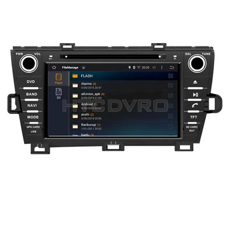 Clearance YMODVHT 8inch 4G Octa Core Android 9.0 7.1 Car DVD Player for Toyota Prius 2009- Right/Left driving Black RDS Radio Audio Stereo 25