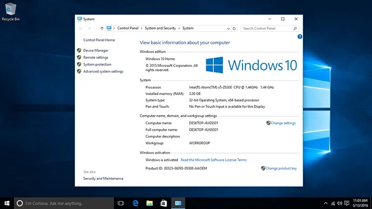Intel Stick Mini computer