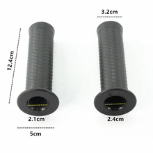 Ручка в стиле ретро резиновая ручка Водонепроницаемая Нескользящая универсальная 3D Рыбная чешуя аксессуары для мотоциклов подкрученные вверх длинные Ретро Усы Набор 12,4*3,2 см