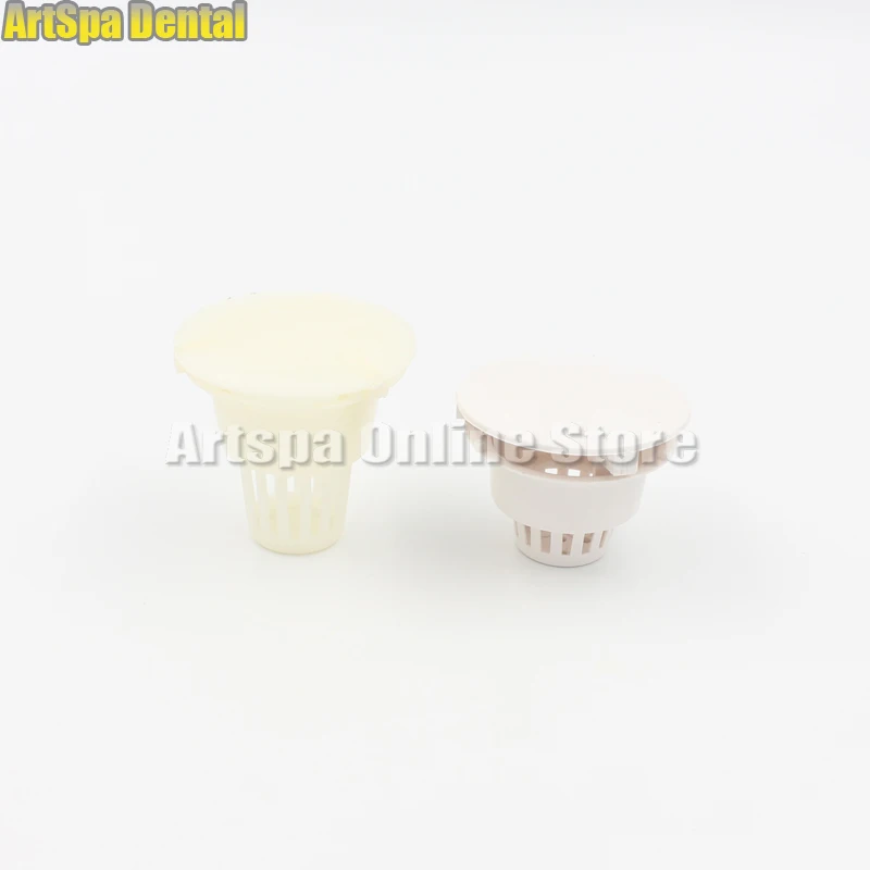 Buy 2 pcs Spittoon Filter Plastic Dental Chair Parts Long / short filter Good