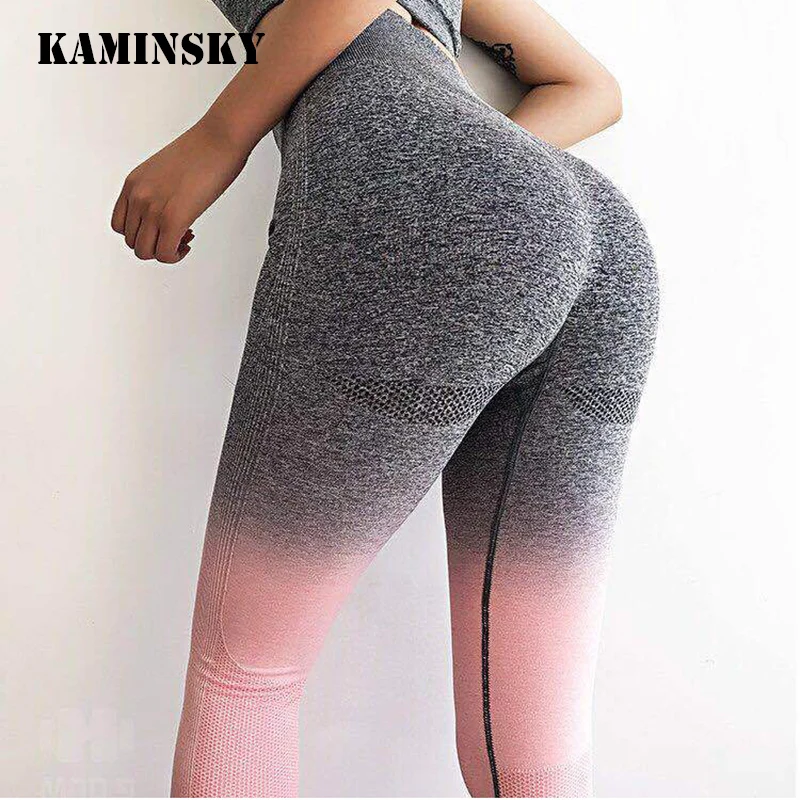 

Kaminsky Women Seamless Leggings High Waist Workout Leggings Sporting Activewear Sweat Pants Jegging Ladies Fitness Leggings