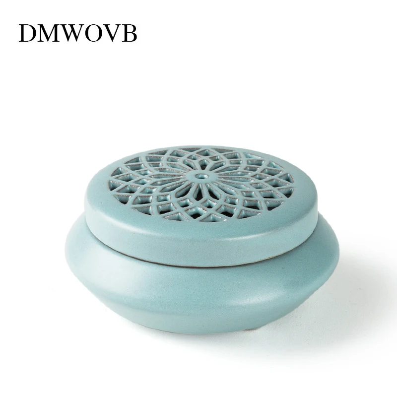 

DMWOVB 30Pcs Incense Cones + 1Pc Burner Ceramic Incense Holder Censer Teahouse Home Decor Burner Use In Home Teahouse oil burner