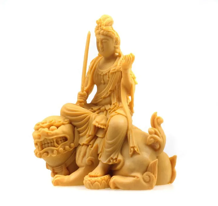 Bodhisattva Manjusri, Manjushri, статуи из смолы, небольшие украшения, статуэтка Будды, чтобы отстранить от нечисти, счастливчик, мир