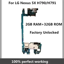 Новое поступление материнской платы для LG Nexus 5X H790 32GB Заводская разблокированная оригинальная материнская плата Android OS установленная Хорошая рабочая