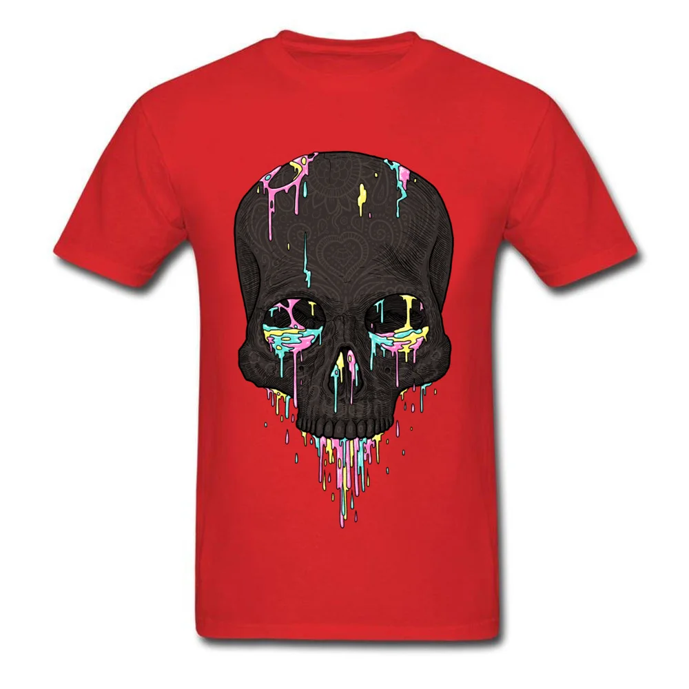 Summer Candy Drips Men's T Shirt 2018 Discount Father Day Short Sleeve O Neck 100% Cotton T Shirt Birthday Tshirts Candy Drips red