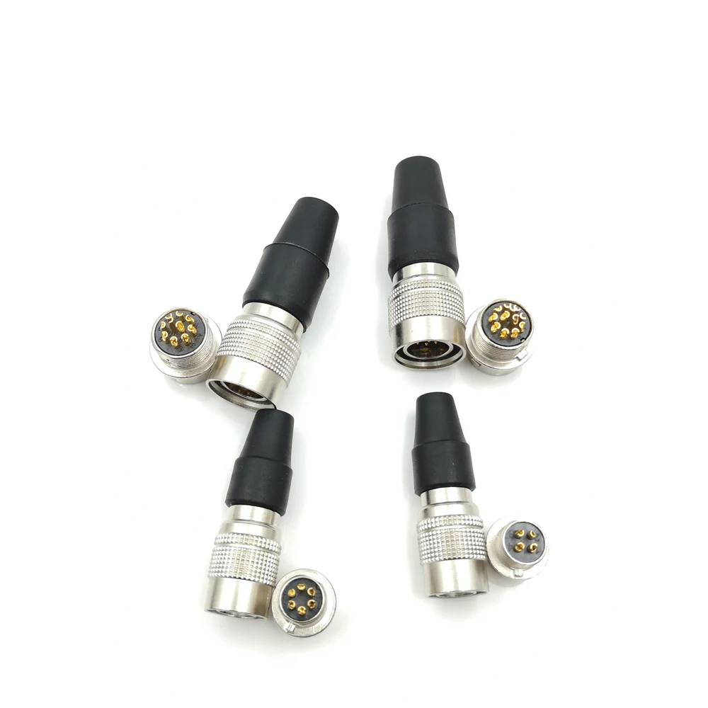Hirose HR 10A 4 6 10 12 контактный штекер и гнездо для CCD камеры фото красный разъем питания