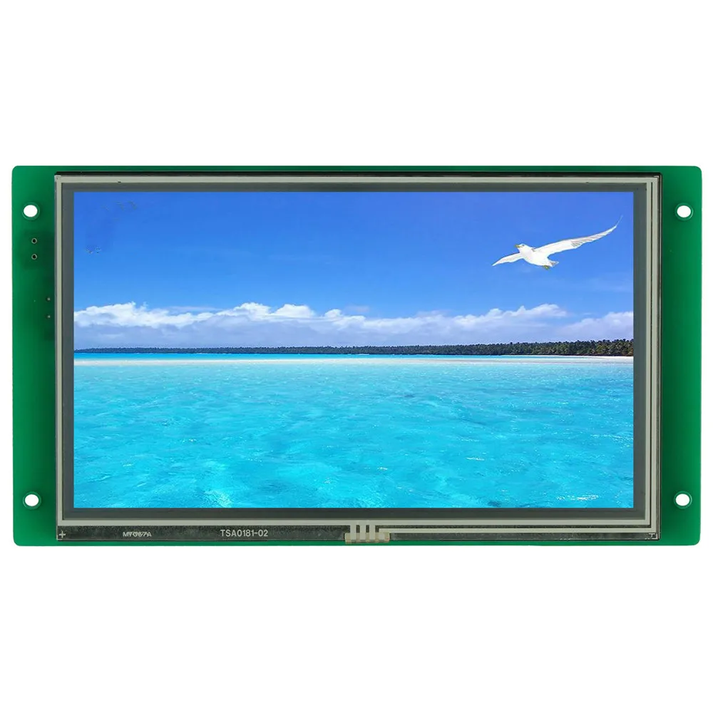 7 0 дюймовый TFT экран с емкостным сенсорным SPI 5V TTL интерфейсом 1024*600 64K цветной ЖК