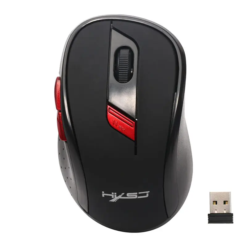 

Portable USB 2.4G Wireless Mouse Optical Computer Mouse 1000-2400DPI 6 Buttons Gaming Mouse PC Mice for Laptop Desktop Gamer