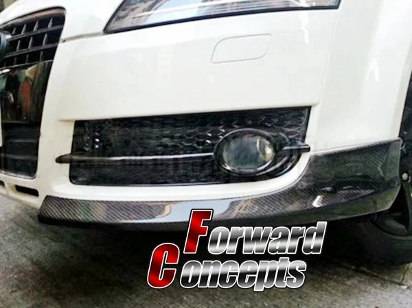 

CARBON FIBER 2007-2010 TT 8J FRONT BUMPER LIP SPLITTERS FLIPPERS CANARDS