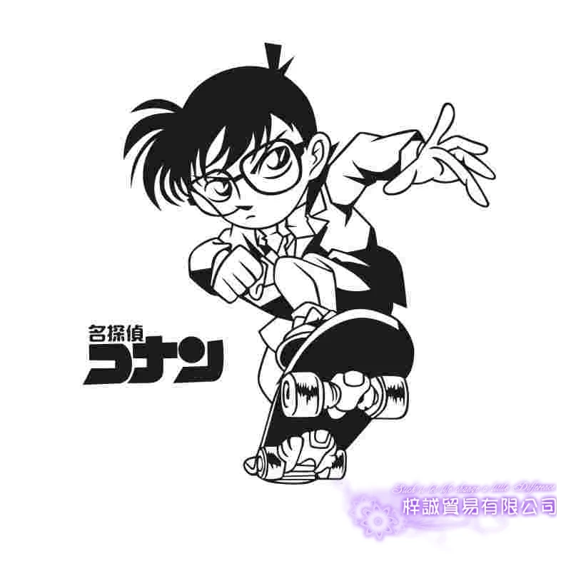 Наклейки виниловые на стены Detective Conan декоративные наклейки для домашнего декора