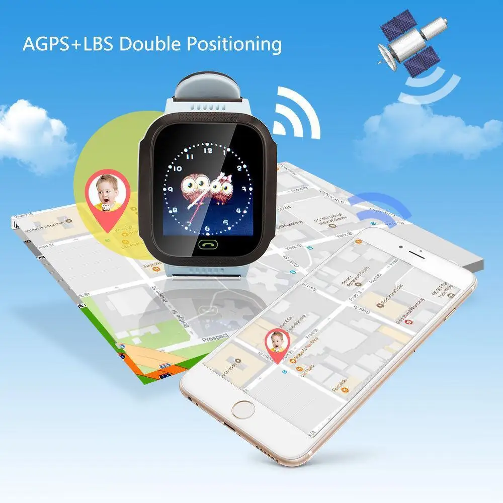 Часы Timethinker Q528 Смарт часы для детей с камерой SOS Вызов sim карты AGPS расположение