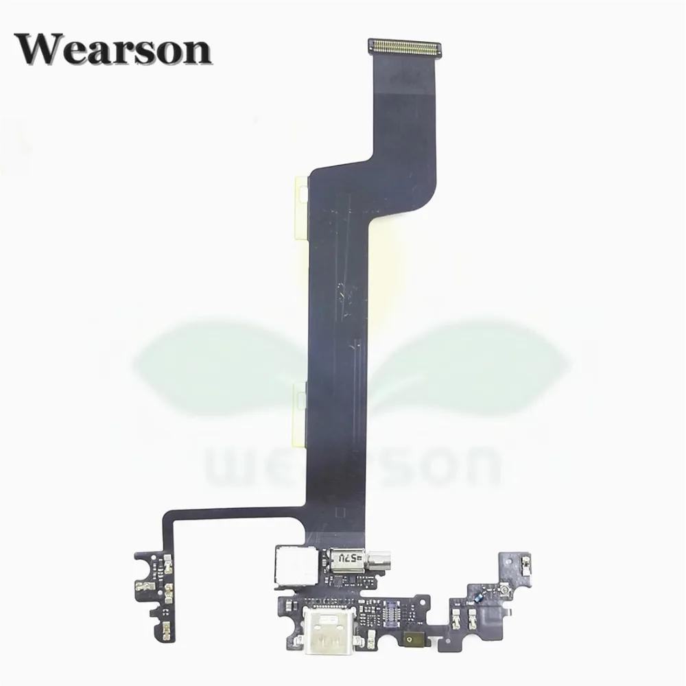 

For Lenovo ZUK Z1 Z1221 USB Board Charger Charging Port Dock Connector Flex Cable Ribbon With Microphone Tested High Quality
