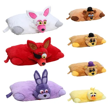 

7pcs/set FNAF 43cm*30cm Five Nights At Freddy's Pillow Mangle Foxy Chica Bonnie Golden Freddy Fazbear Plush Toys