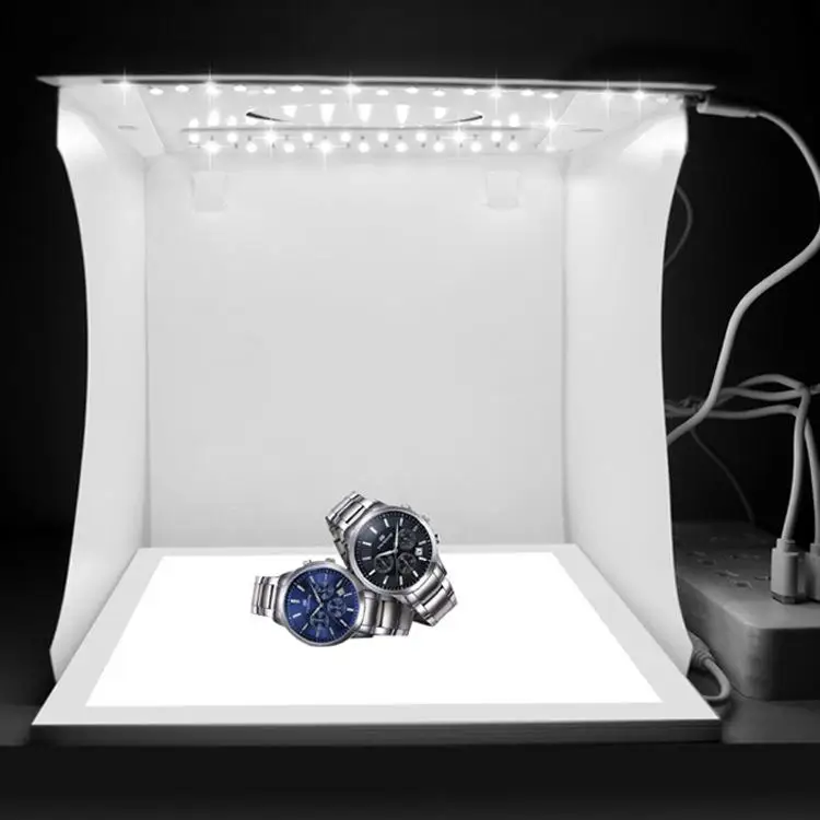 

Kuulee PULUZ Mini 22.5 LED Photography Shadowless Bottom Light Lamp 20CM Lightbox Photo Studio Shooting Tent