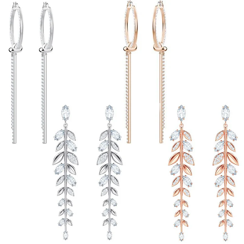 

Kaliyah 100% Silver 1:1 Original Has High Qualityt Type Fall Earring Forms Free Mail Women
