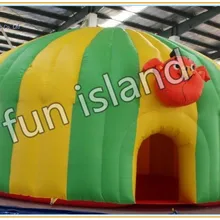 Настроить красивый надувной купол палатка для детей