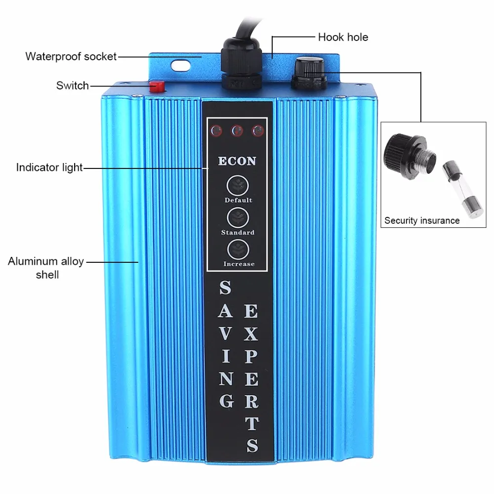 68KW 90 250V умная энергосберегающая коробка светодиодный энергосберегающий