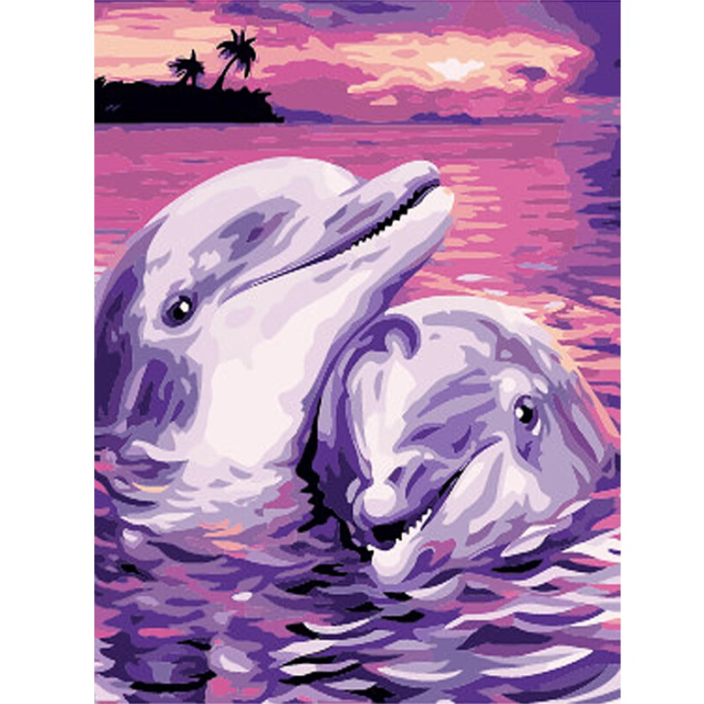 

YANXIN DIY Framed Painting By Numbers Oil Paint Photo Wall Art Digital Pictures Painting Decor For Home Decoration Gifts C124