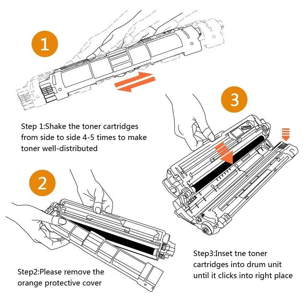  TN241 TN245 Toner Cartridges High Yield Replacement Compatible  for Brother TN241 TN245 Toner Cartridge Work for Brother DCP-9015CDW  DCP-9017CDW DCP-9020CDW Printers Magenta : Office Products