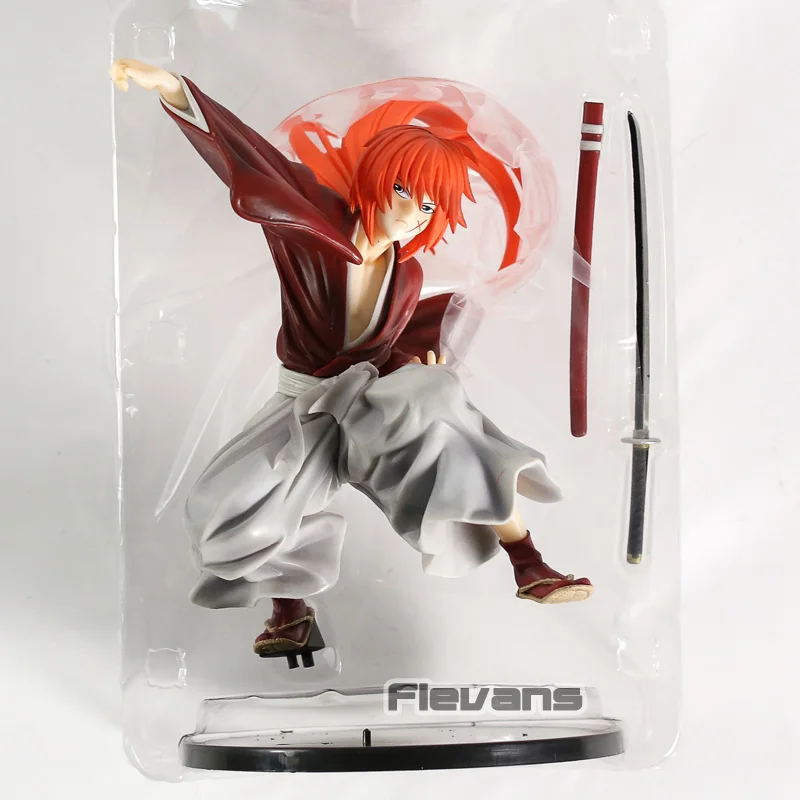 Самурай X Rurouni Kenshin Himura фигурка из ПВХ игрушка Модель Коллекционная