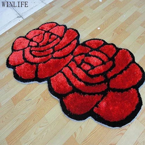 WINLIFE уникальный 3d ковер дизайнерский домашний декоративный розовый коврик