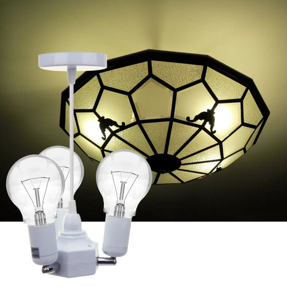 Photography Home E27 4 Socket Adapter LED Light Bulb Converts 1 into Use for Standard Bulbs | Лампы и освещение