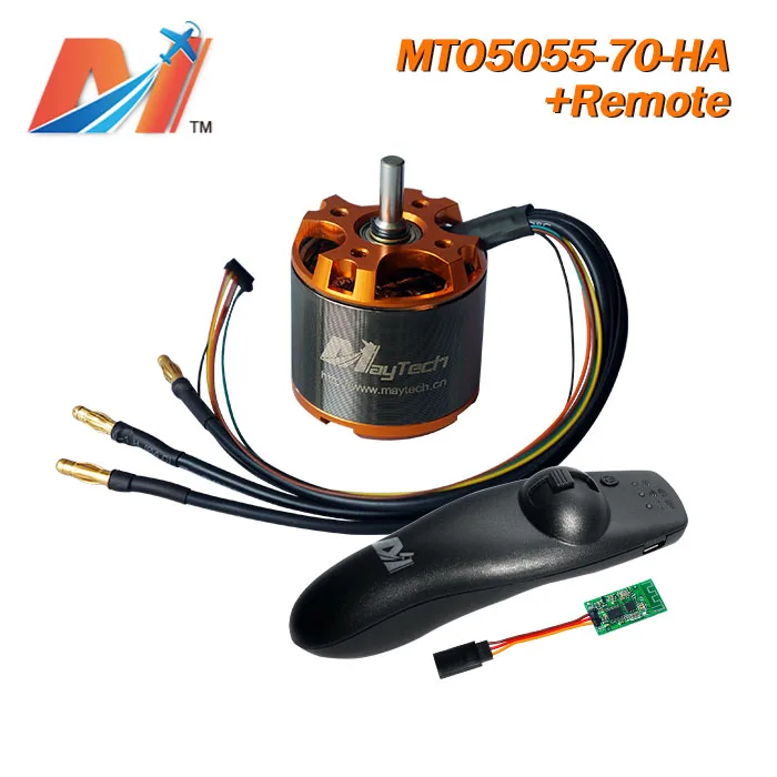 

Maytech 5055 70KV skateboard motor andwireless controller for electric skateboard(2 parts )