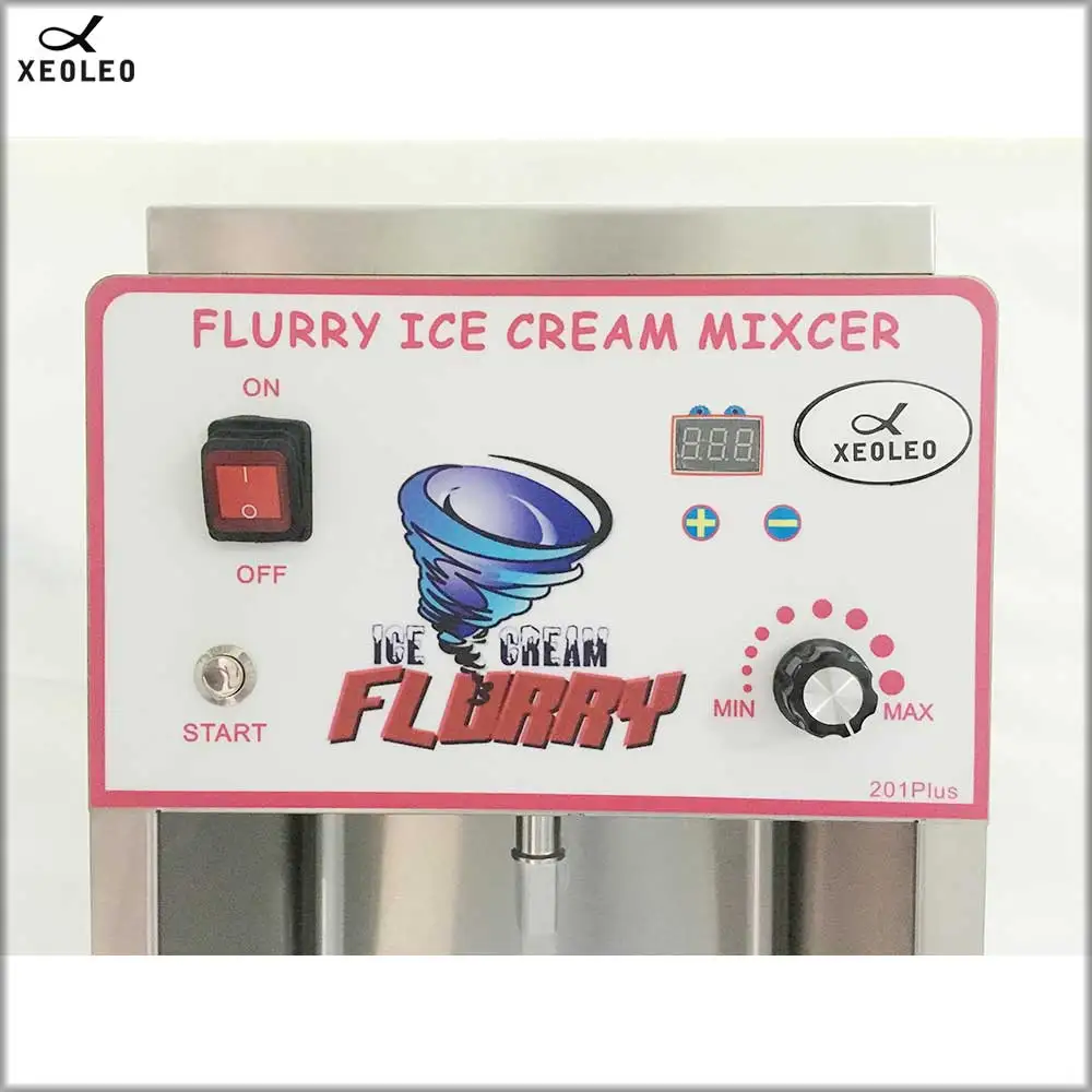 XEOLEO MC Flurry мороженое миксер 350 Вт замороженная машина мороженого 3600 об/мин для