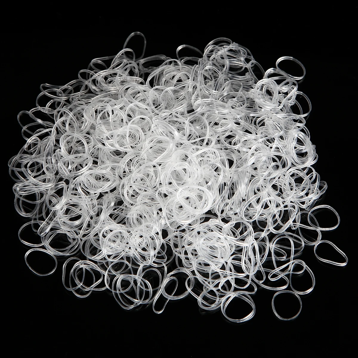 

350pcs/Pack Transparent Rubber Bands For Hair Girls Kid Women Hair Rings Elastic Braids Silicone Slingshot Hairstyle Accessories