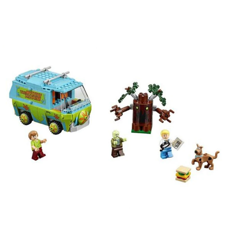 Bela 10430 Scooby Doo Mystery Plane Adventures Mummy Museum Mysterious Building Block Kids toys Compatible with Legoed Kids Gift