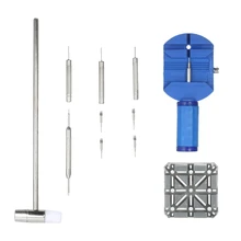 Набор инструментов для ремонта часов, 11 шт., ремешок для часов, инструменты для часовщика, пружинный ремешок для снятия, запчасти для часов, набор инструментов для ремонта