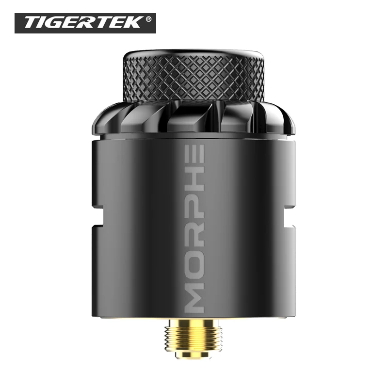 

100% Original vape Tigertek Morphe RDA 24.5mm electronic cigarette Rebuildable Dripping Atomizer vs fumytech cyclon rda
