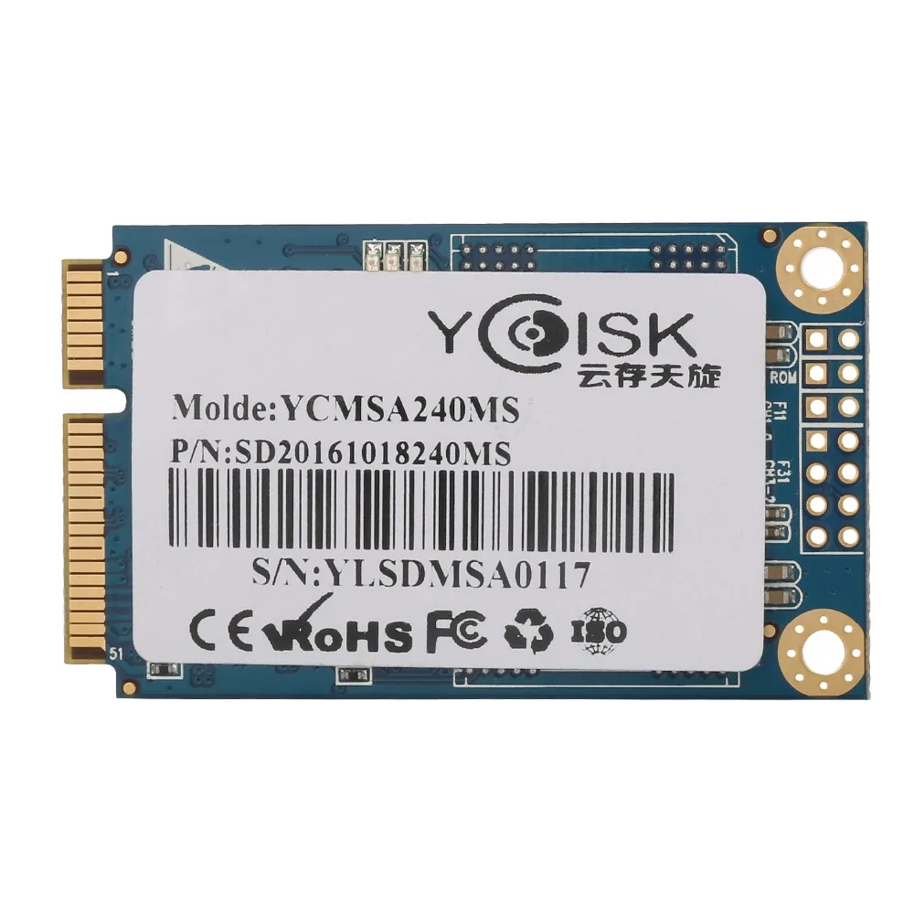 Goldendisk YCdisk 240 ГБ mSATA твердотельный накопитель SATA SSD внутренний 256 250 диск III MINI PCI-e