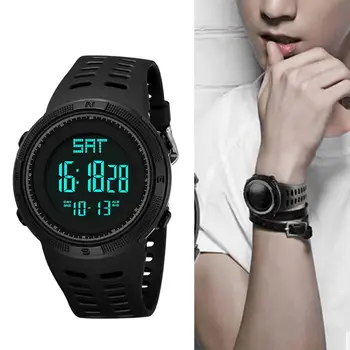 

Smart Bracelet Watch ,Waterproof Fitness Digital Multi-functional Military Electronic Wirst Watch OLED Display For Women Men