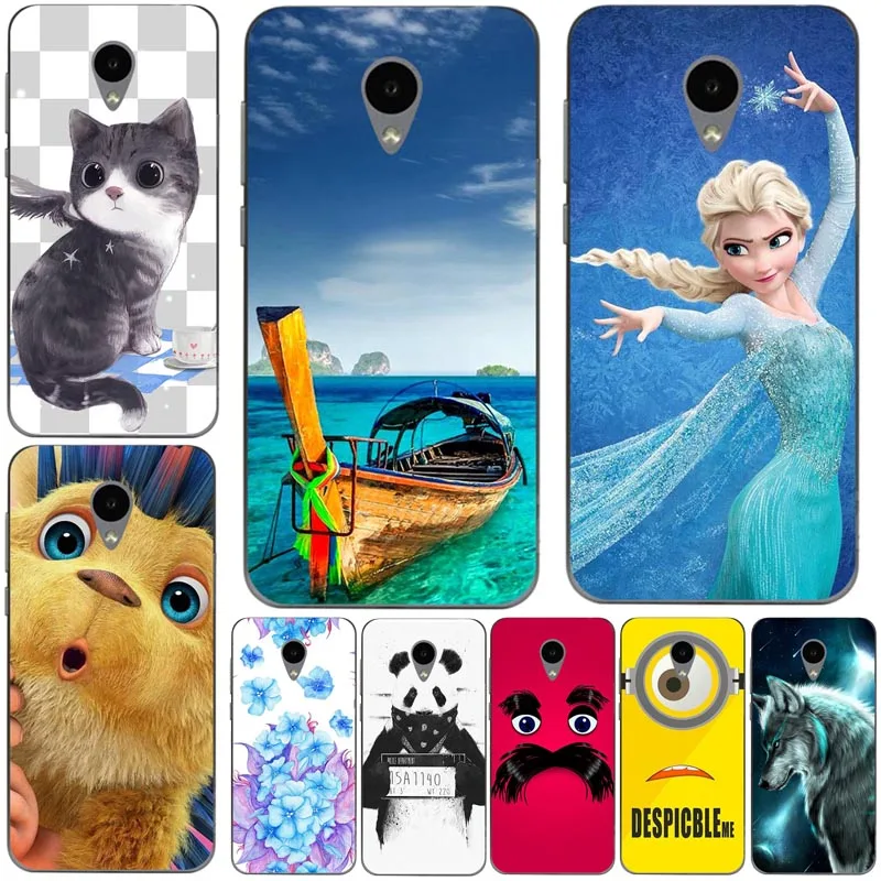 

Fashion Cartoon Case For Alcatel U5 3G 4047D 4047 U5 HD 5047D 5047 5047Y U 5 U5 4G 5044D Landscape Drawing Back Cover Coque