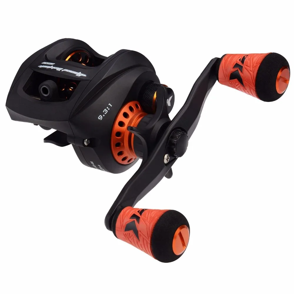 

Speed Demon Pro Baitcasting Reel High Speed 9.3:1 Gear Ratio 12+1 Double Shielded Stainless Steel BB for Saltwater or Freshwater