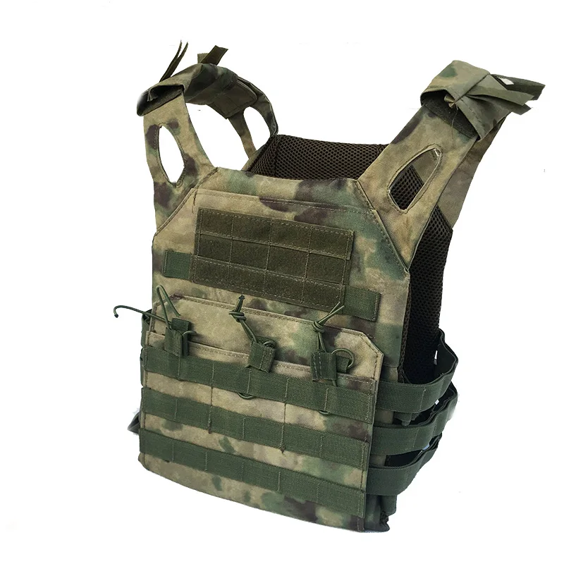 Airsoft 1000D Molle тактический жилет упрощенная версия военный нагрудный защитный открытый амфибия карманы пластина Перевозчик