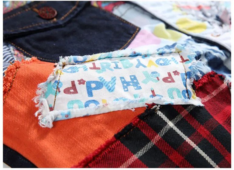 Мужской джинсовый жилет Nice Denim голубой брендовый ковбойский в стиле пэчворк