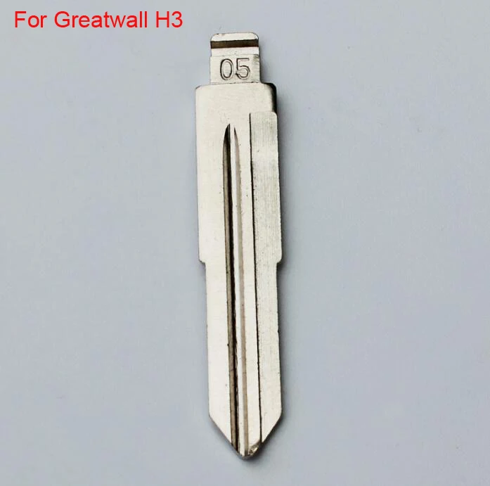 Замена флип дистанционный ключ Заготовка ключа автомобиля лезвие для Great Wall H3 H6 M2 M4 C30 витиеватый Honda Subaru BYD F6(#5#25#69#125 - Количество кнопок: H3 key blade
