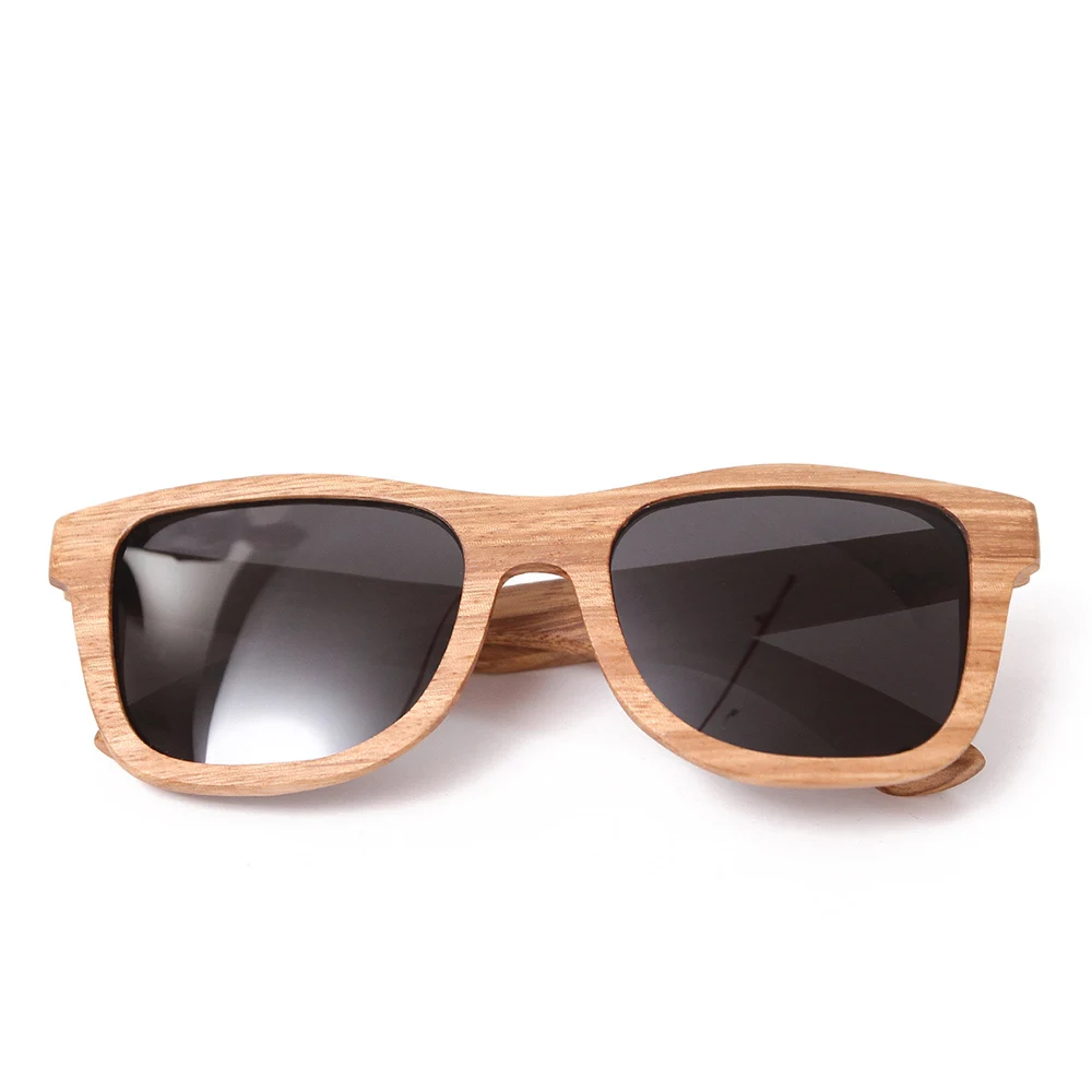 

BerWer New 100% Real Zebra Wood Sunglasses Polarized Handmade Bamboo Mens Sunglass Sun glasses Men Gafas Oculos De Sol