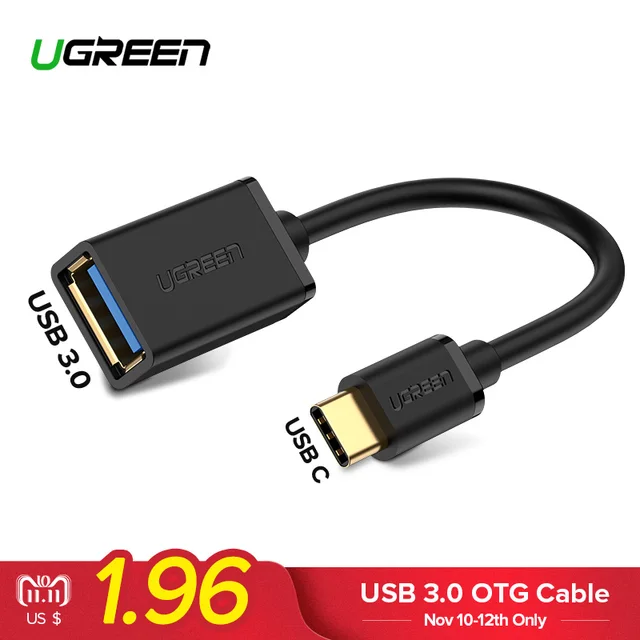 Ugreen USB C OTG USB кабель 3,0 USB 2,0 OTG Тип адаптера c OTG для samsung galaxy s8 s9 HUAWEI P10 P20 mate10 pro Macbook USB OTG