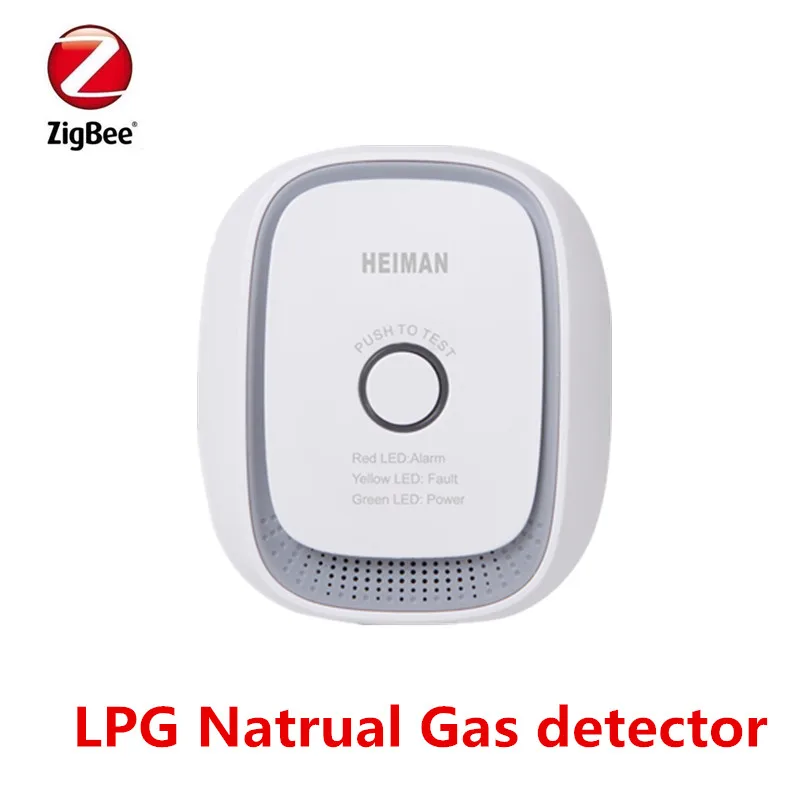 Heiman Wireless Zigbee smart natural gas,coal gas,LPG combustible gas