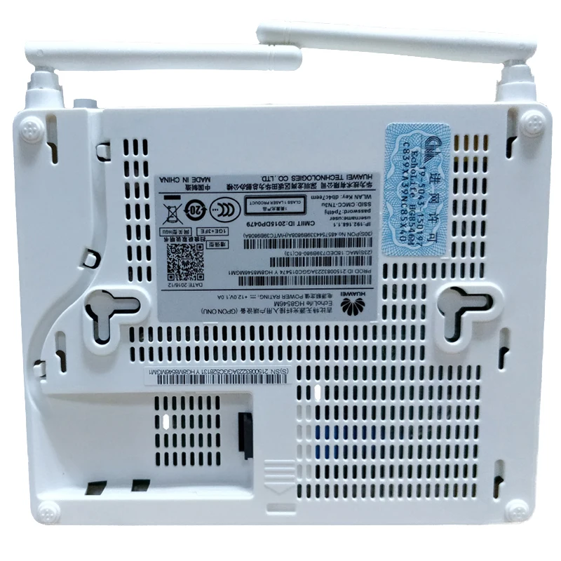 Beste Gebruikt Huawei GPON ONU HG8546M ONT termianl met 1GE + 3FE + voice + wifi Engels software