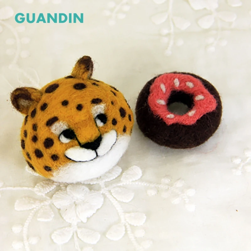 GUANDIN посылка необработанный войлочный материал упаковка сделай сам Mr.Tiger & Mrs.