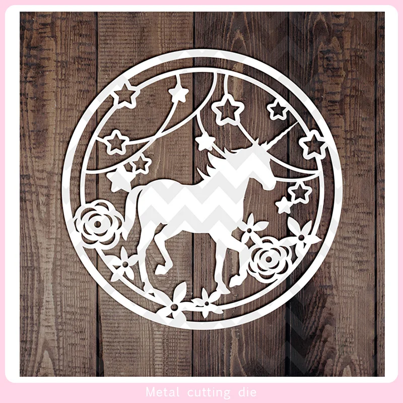 

Round dreamy Animal lace Metal Cutting Dies for DIY Scrapbooking Photo Album Decorative Embossing Paper Card Crafts Die Cut 2019